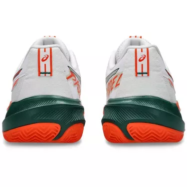 Asics Gel Challenger 15 padelschoenen wit / oranje