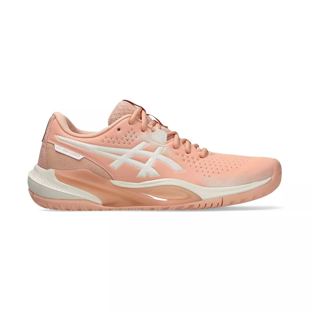 Asics Gel Challenger 15 tennisschoenen dames perzik / wit