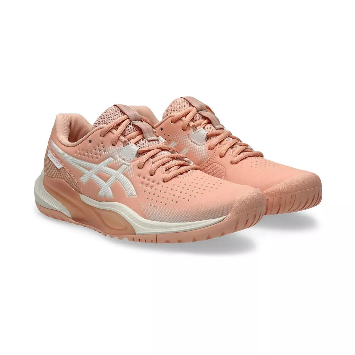 Asics Gel Challenger 15 tennisschoenen dames perzik / wit