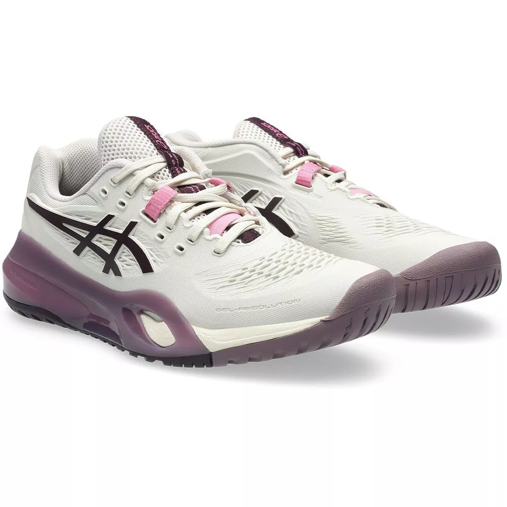 Asics Gel Resolution X tennisschoenen dames wit / paars