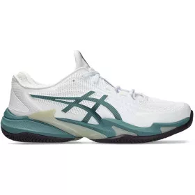 Asics Gel Court FF 3 tennisschoenen gravel wit / groen