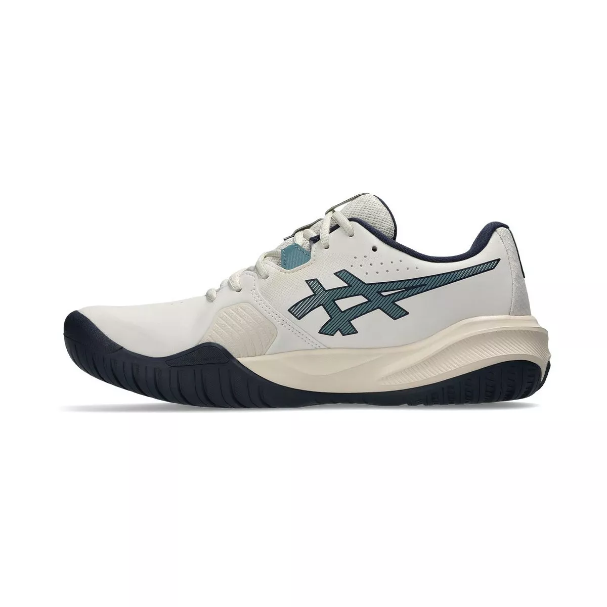 Asics Gel Challenger 15 tennisschoenen beige / nachtblauw