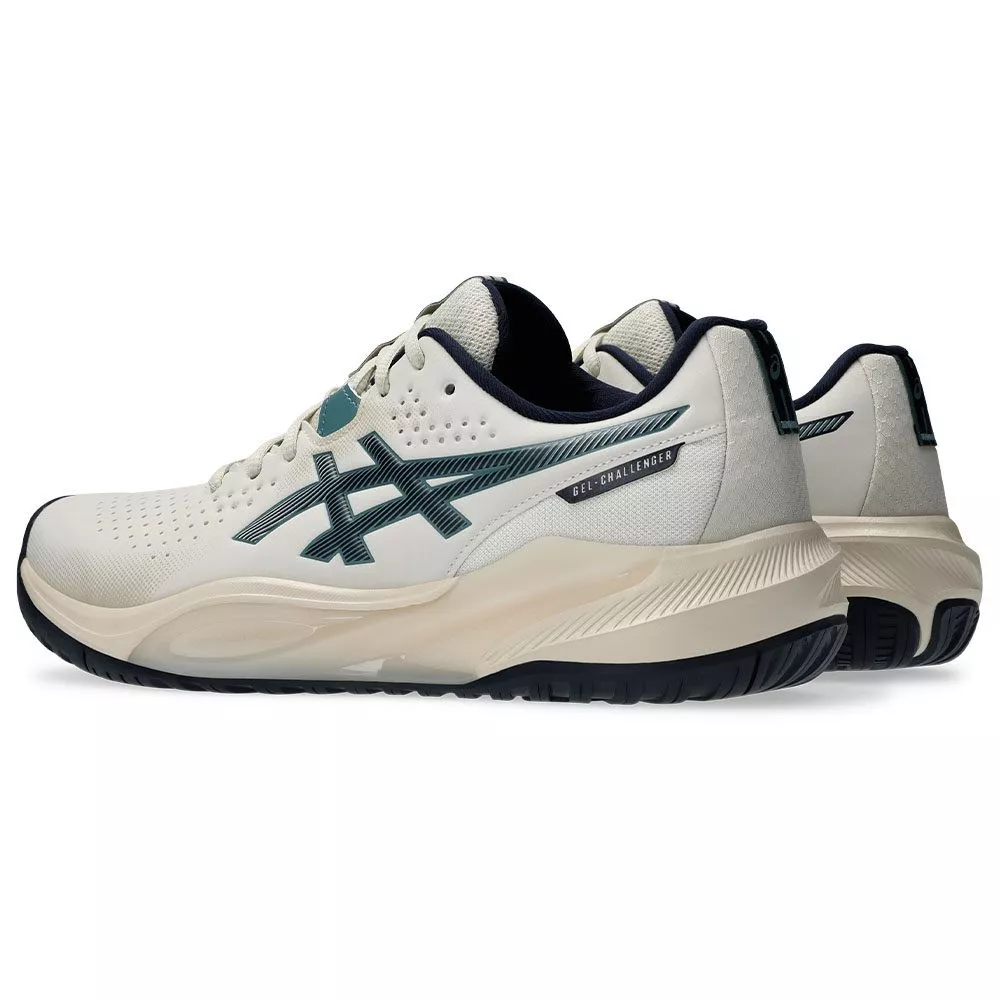 Asics Gel Challenger 15 tennisschoenen beige / nachtblauw