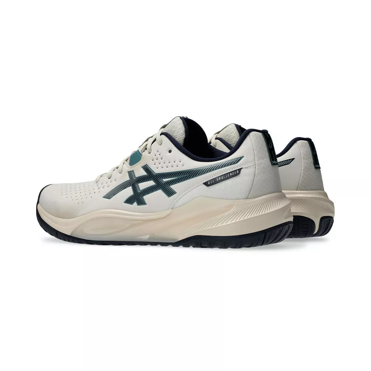 Asics Gel Challenger 15 tennisschoenen beige / nachtblauw