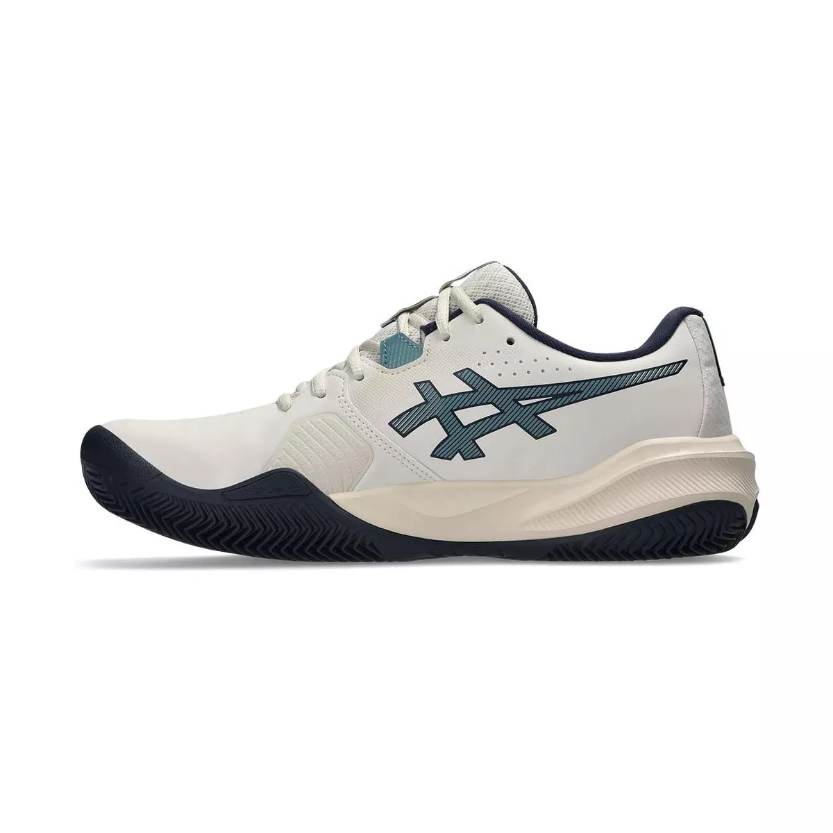 Asics Gel Challenger 15 tennisschoenen gravel beige / nachtblauw