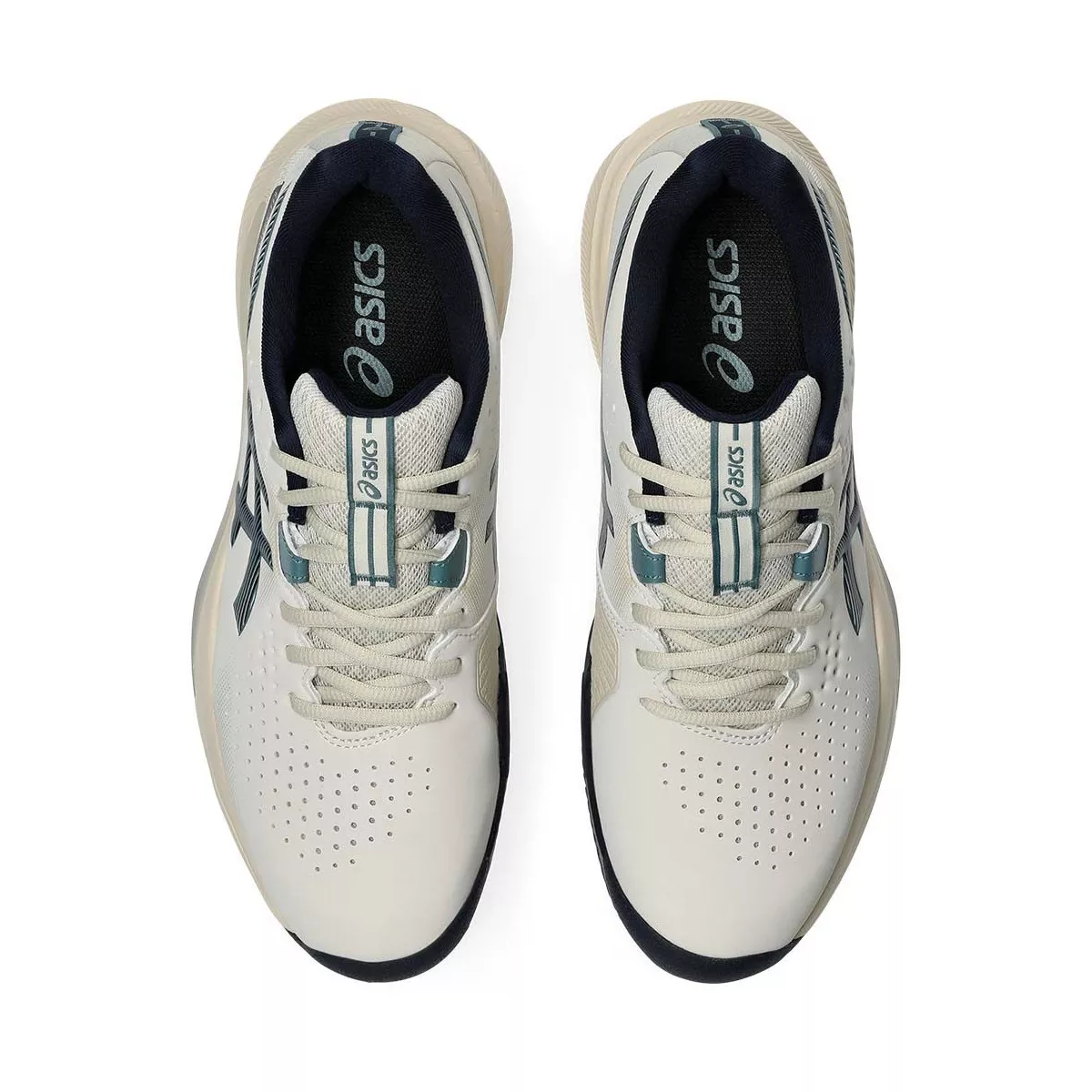 Asics Gel Challenger 15 tennisschoenen gravel beige / nachtblauw