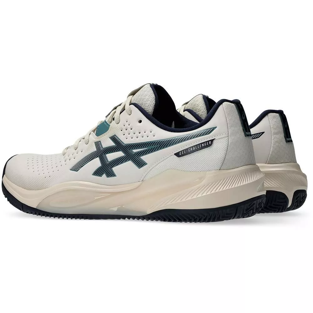 Asics Gel Challenger 15 tennisschoenen gravel beige / nachtblauw