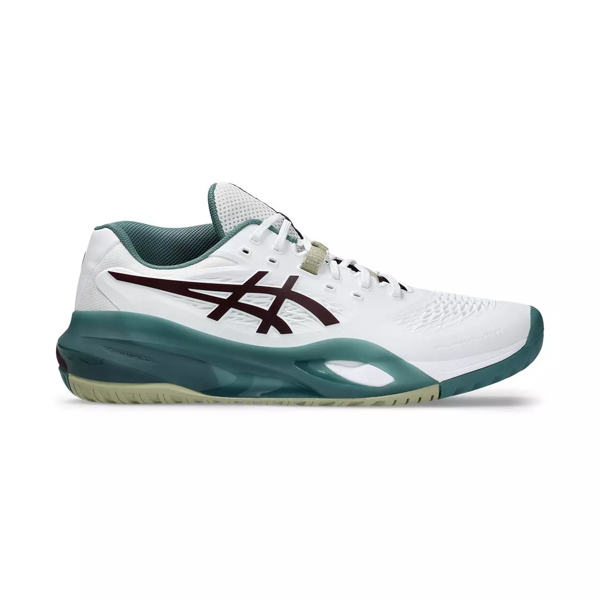 Asics Gel Resolution X tennisschoenen wit / groen