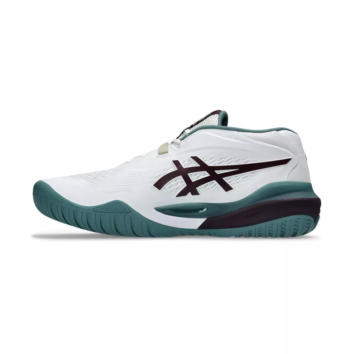 Asics Gel Resolution X tennisschoenen wit / groen