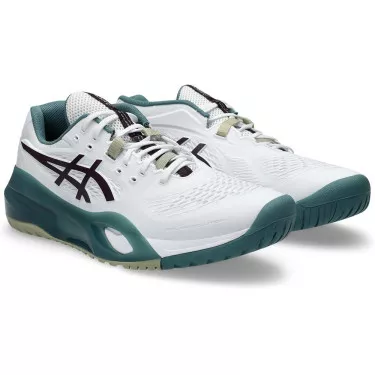 Asics Gel Resolution X tennisschoenen wit / groen
