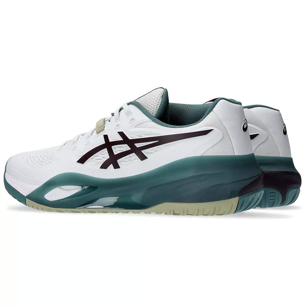 Asics Gel Resolution X tennisschoenen wit / groen