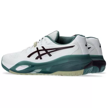 Asics Gel Resolution X tennisschoenen wit / groen