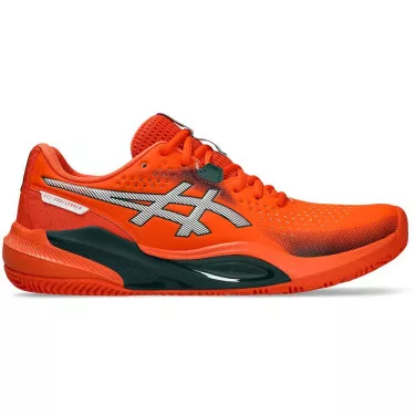 Asics Gel Challenger 15 padelschoenen oranje / groen