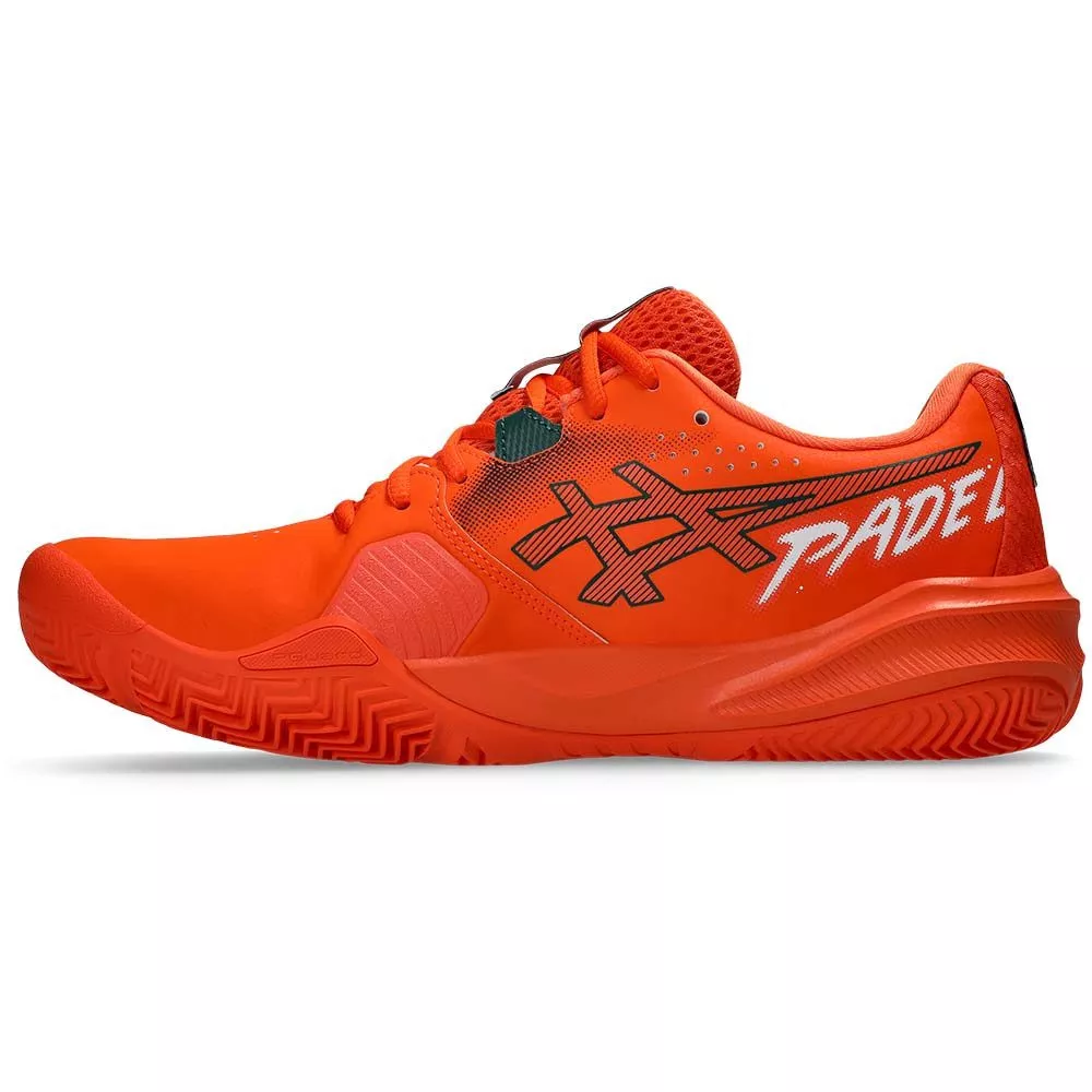 Asics Gel Challenger 15 padelschoenen oranje / groen