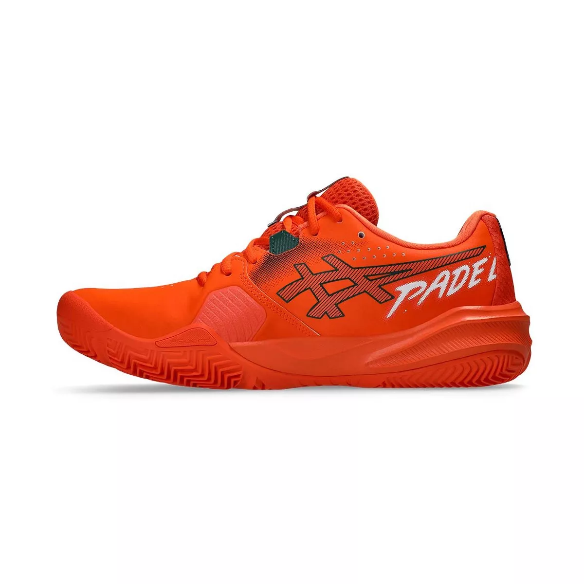Asics Gel Challenger 15 padelschoenen oranje / groen