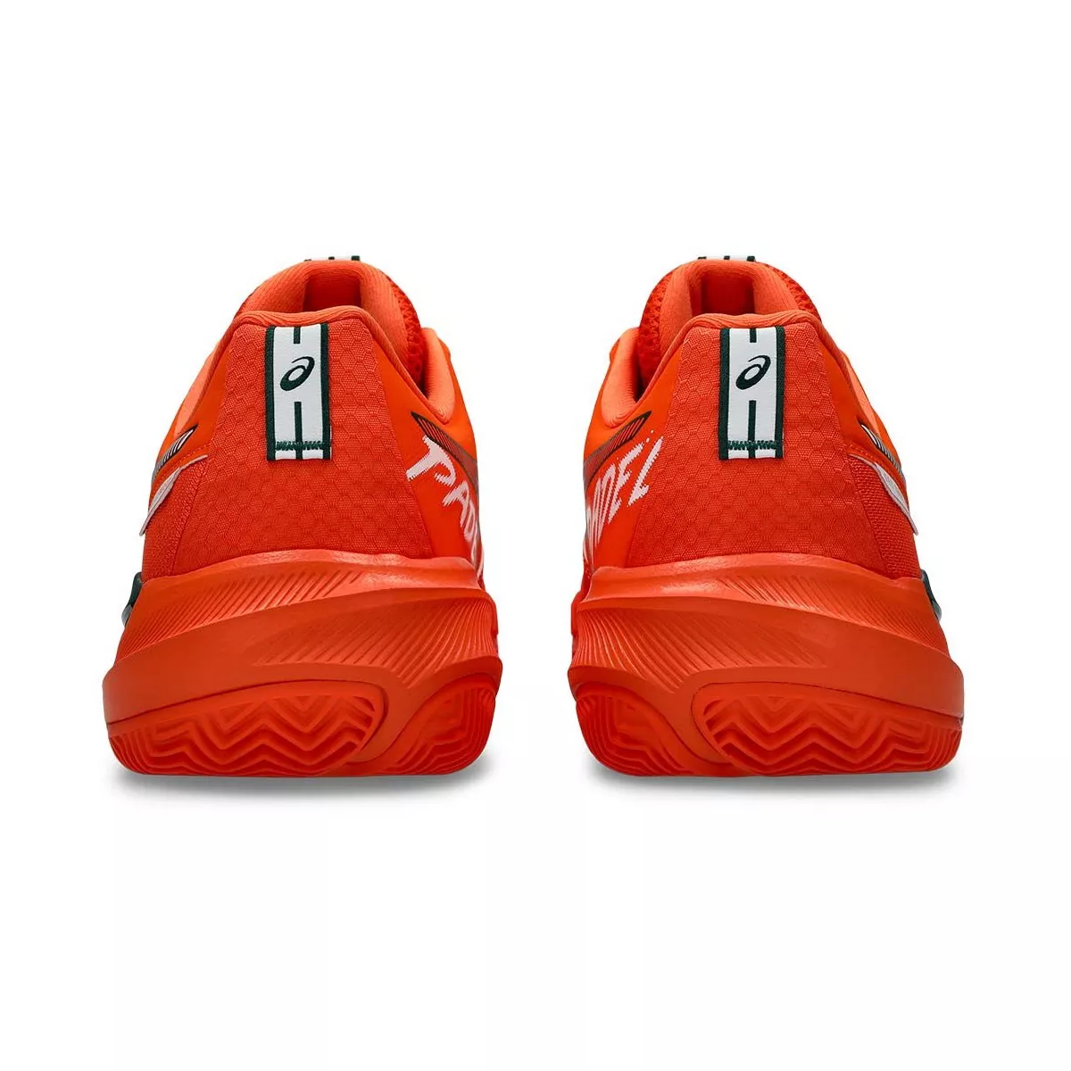 Asics Gel Challenger 15 padelschoenen oranje / groen