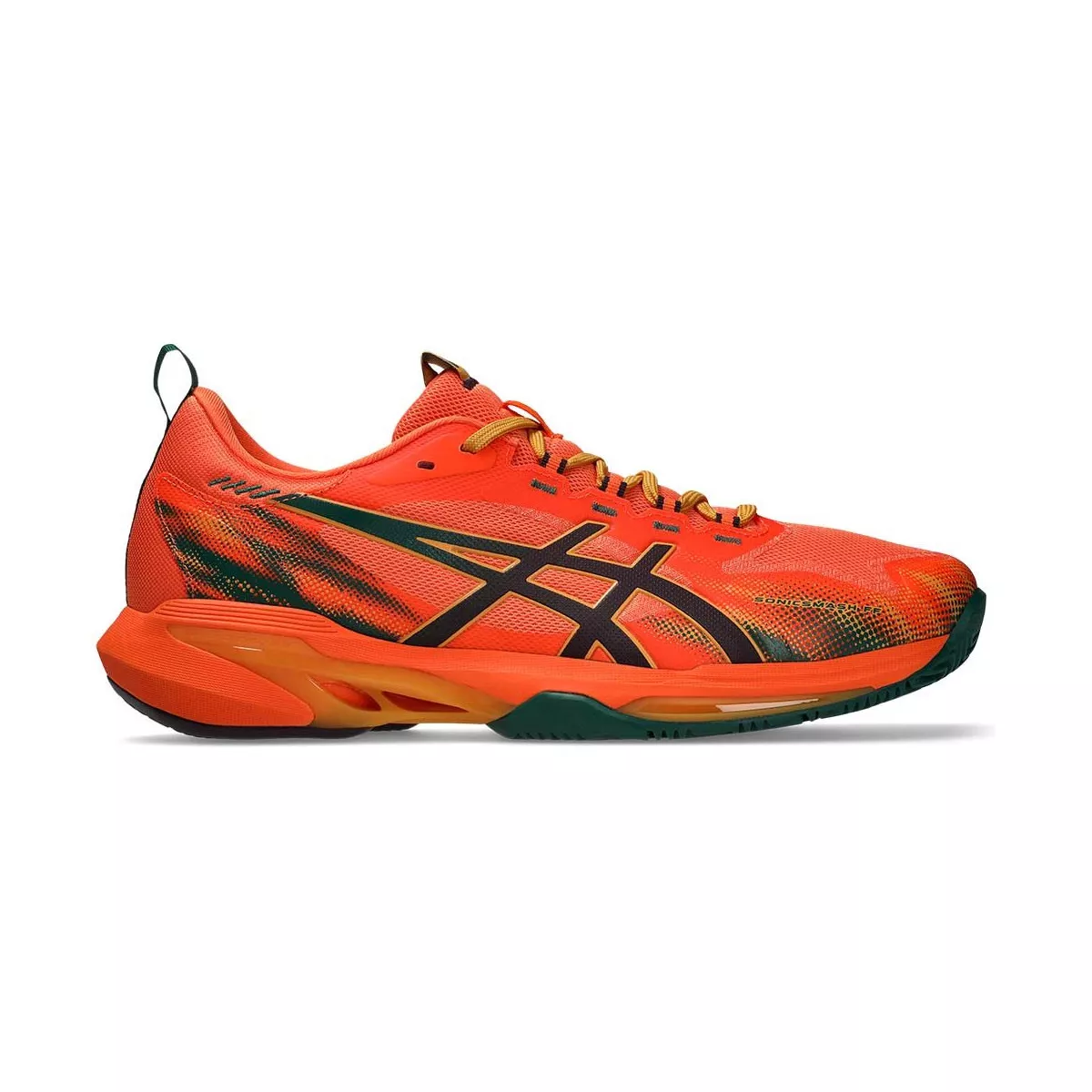 Asics Sonicsmash FF padelschoenen oranje / groen