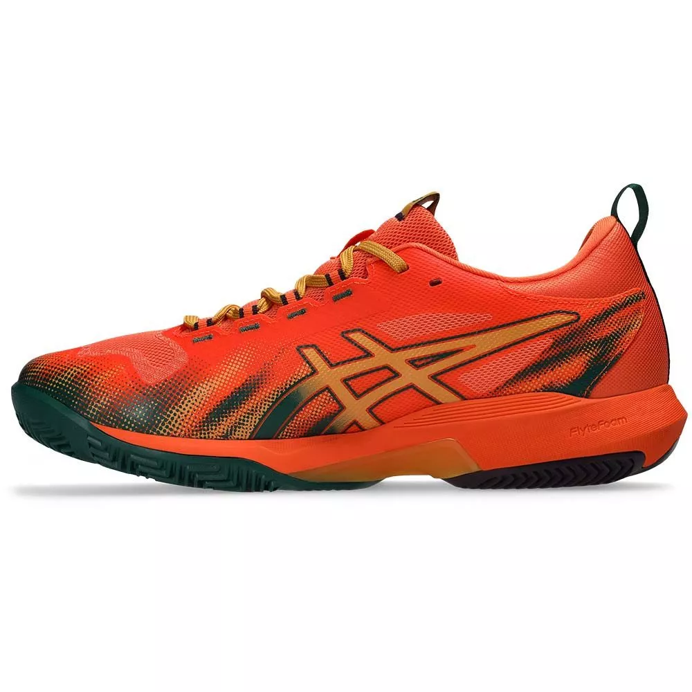 Asics Sonicsmash FF padelschoenen oranje / groen