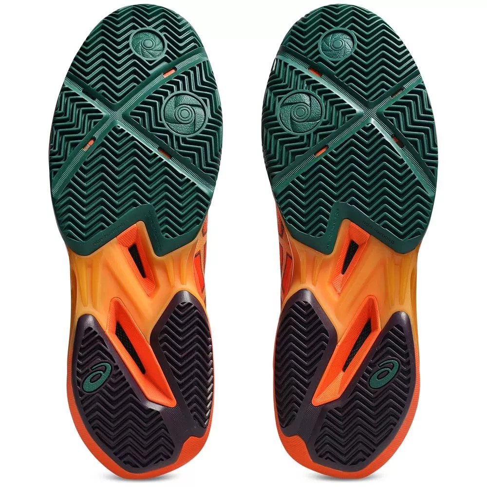 Asics Sonicsmash FF padelschoenen oranje / groen