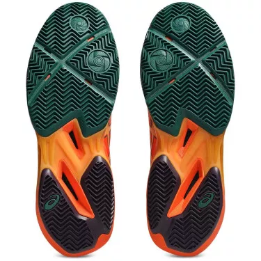 Asics Sonicsmash FF padelschoenen oranje / groen