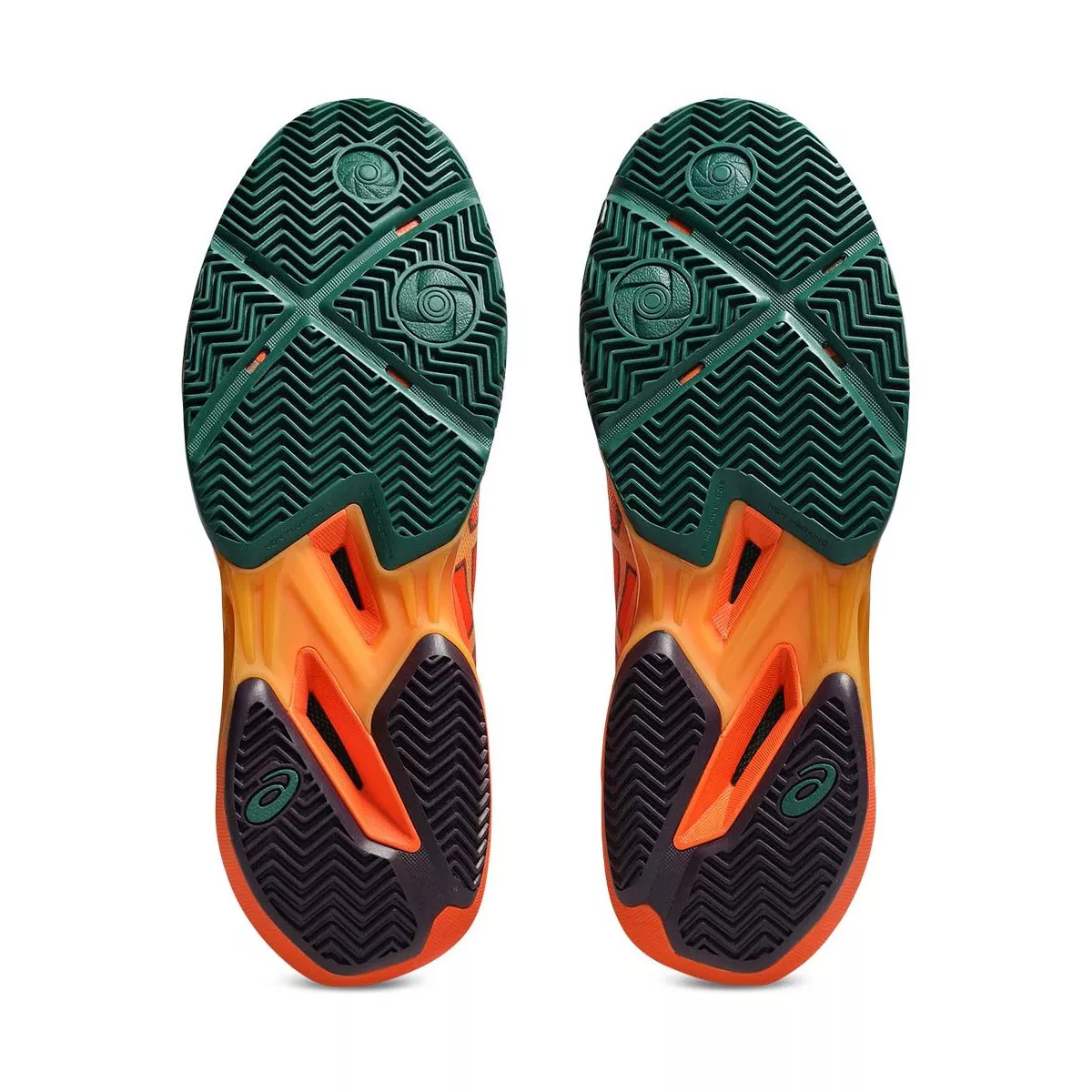 Asics Sonicsmash FF padelschoenen oranje / groen