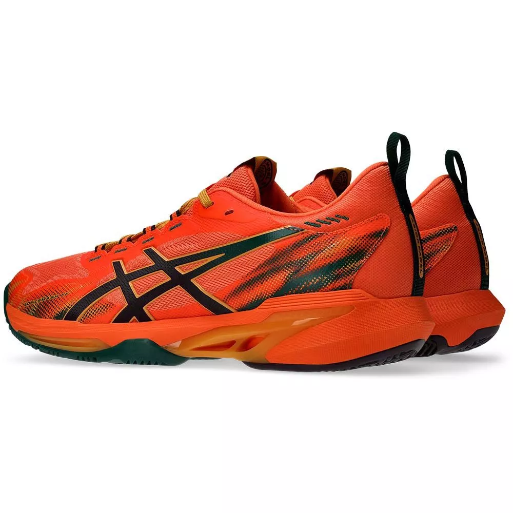 Asics Sonicsmash FF padelschoenen oranje / groen