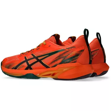 Asics Sonicsmash FF padelschoenen oranje / groen