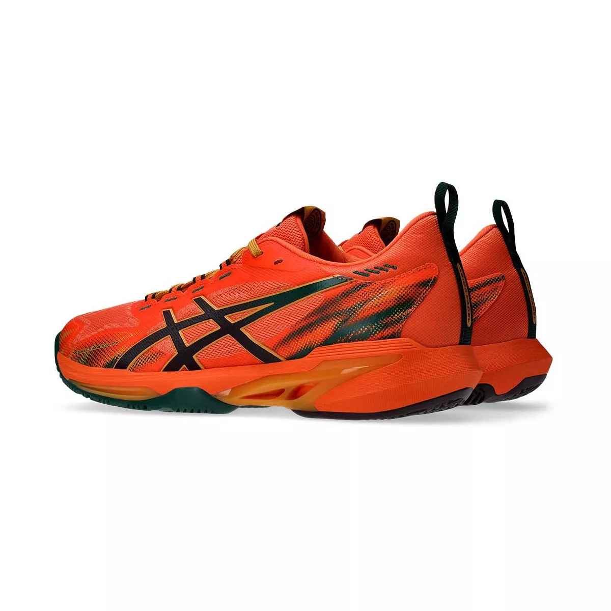 Asics Sonicsmash FF padelschoenen oranje / groen