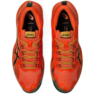 Asics Sonicsmash FF padelschoenen oranje / groen