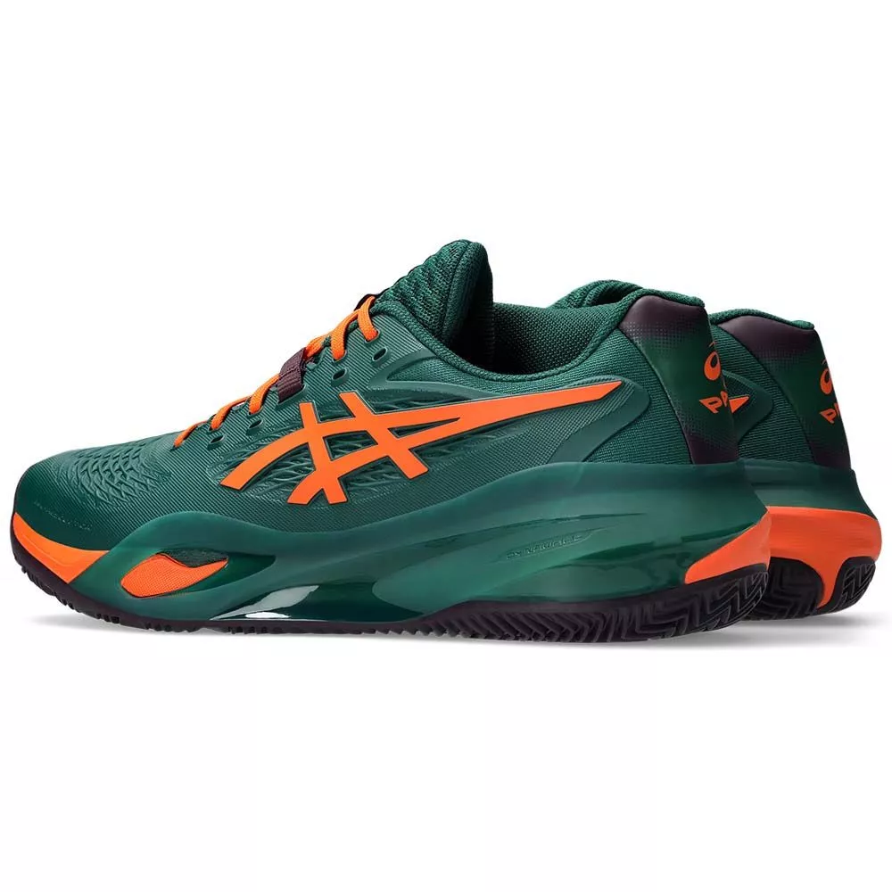 Asics Gel Resolution X padelschoenen groen / oranje