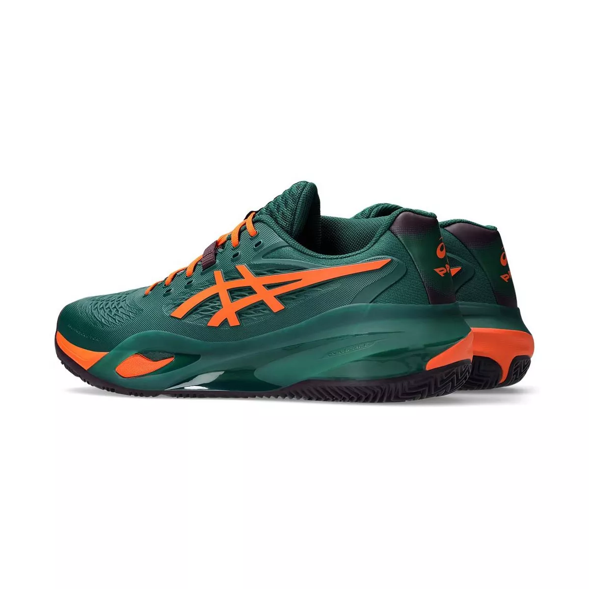Asics Gel Resolution X padelschoenen groen / oranje