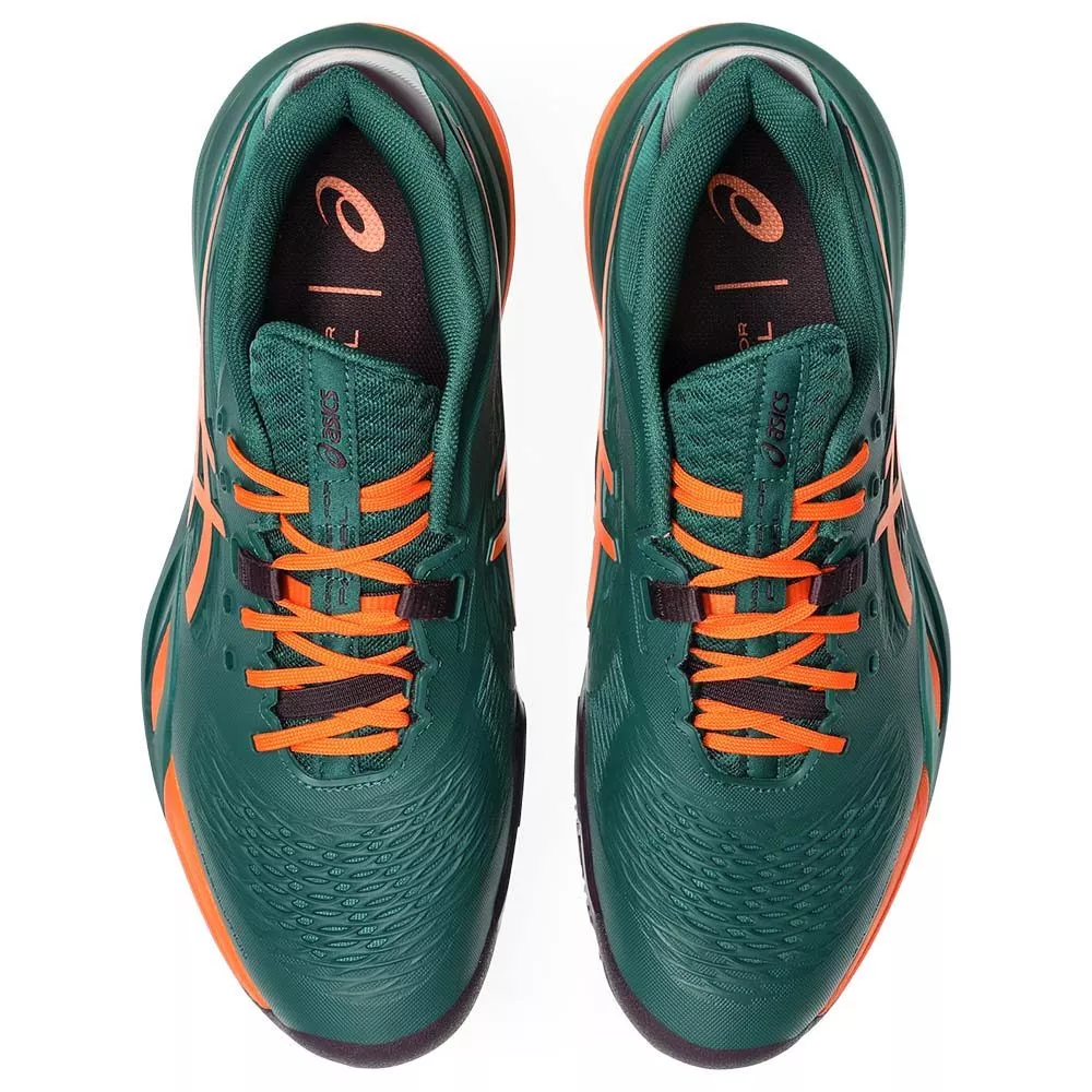Asics Gel Resolution X padelschoenen groen / oranje