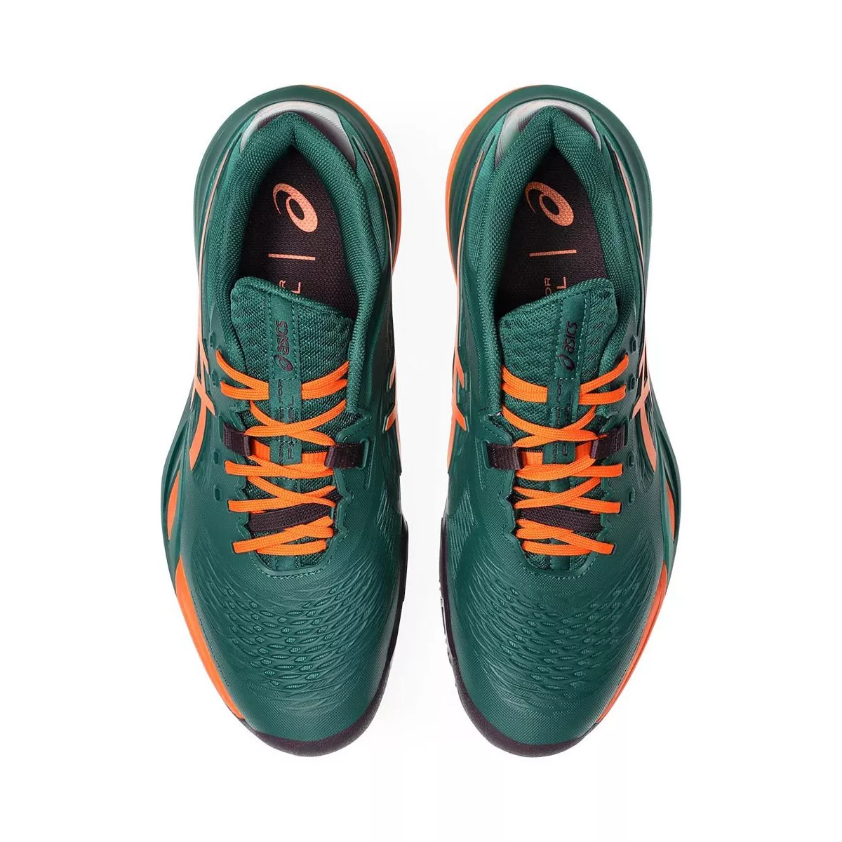 Asics Gel Resolution X padelschoenen groen / oranje