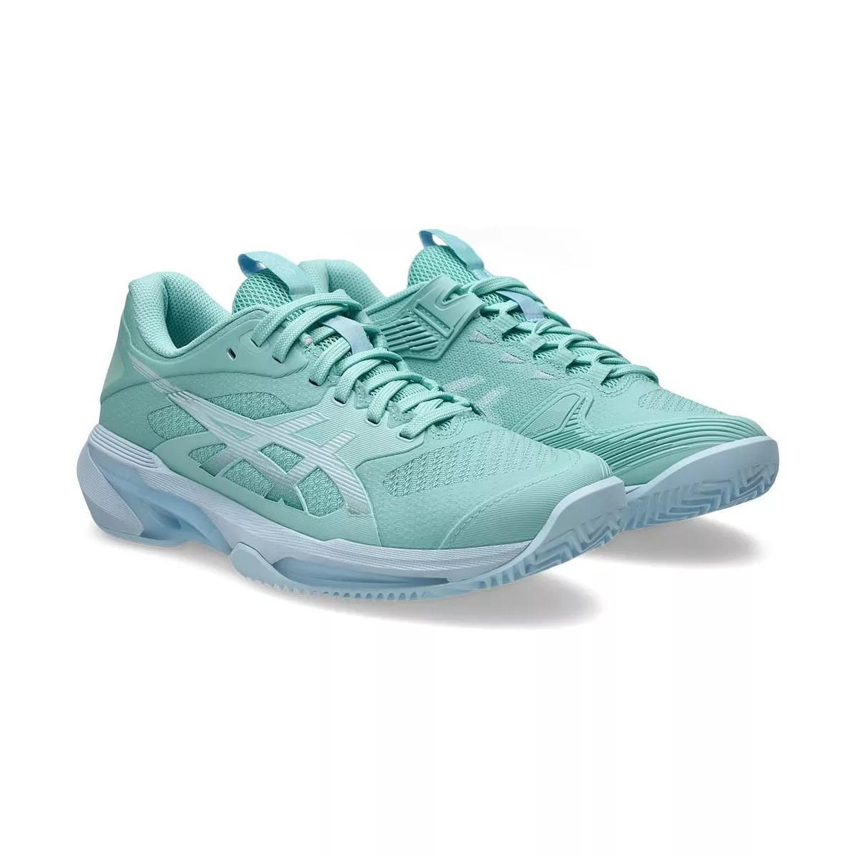 Asics Gel Solution Speed FF 4 tennisschoenen gravel dames pastelgroen