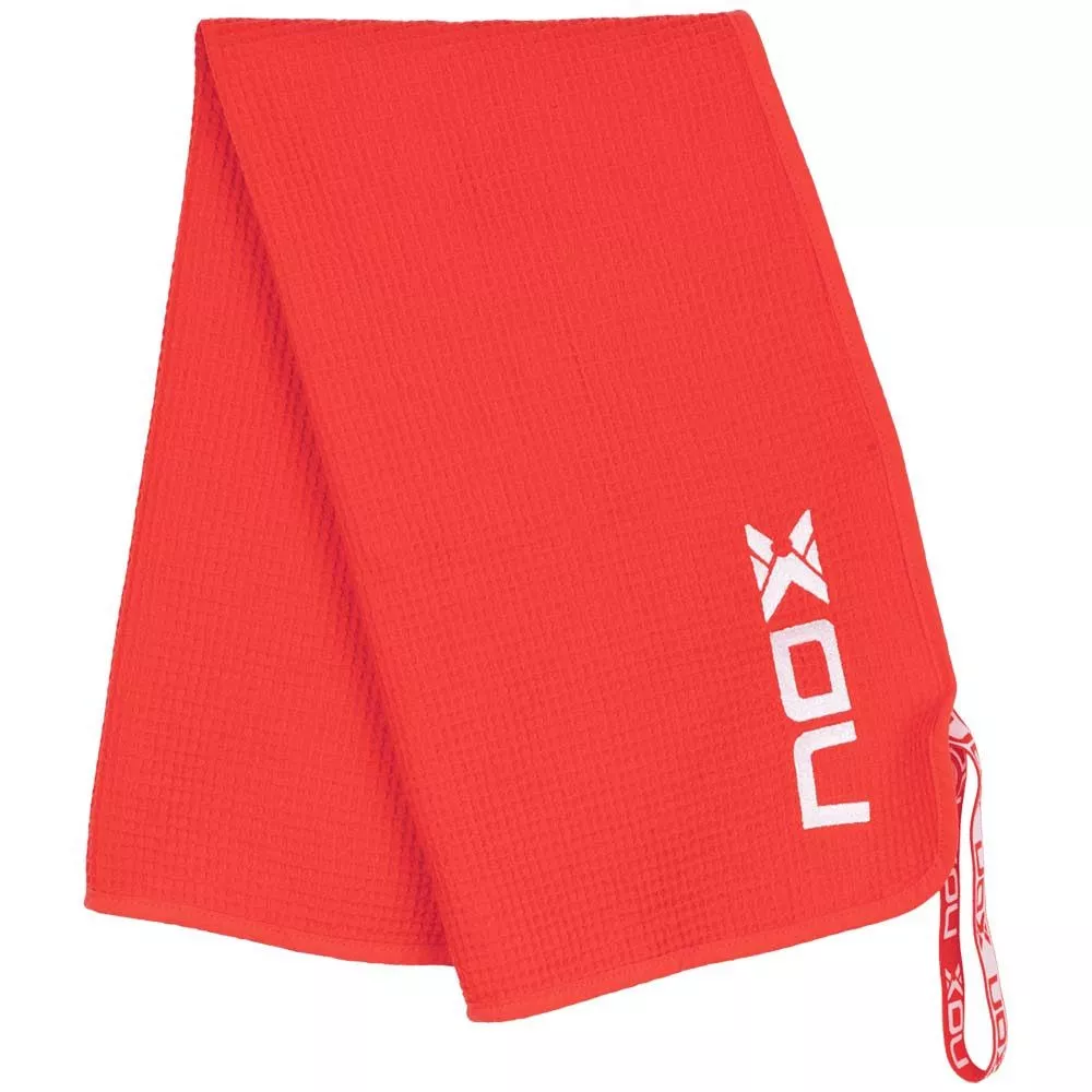 Nox Handdoek Rood / Wit