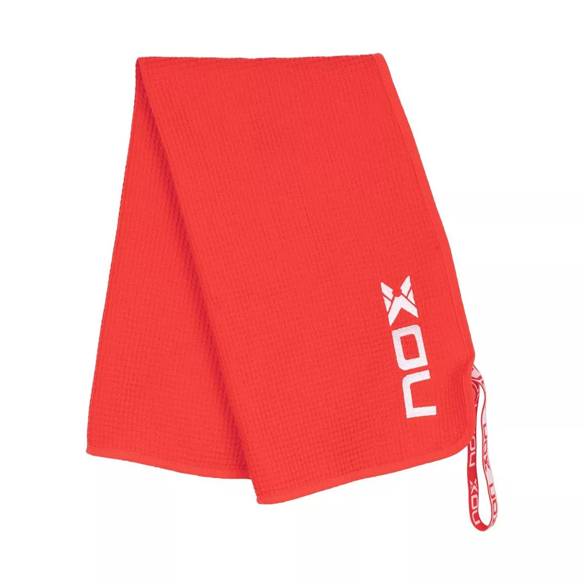 Nox Handdoek Rood / Wit