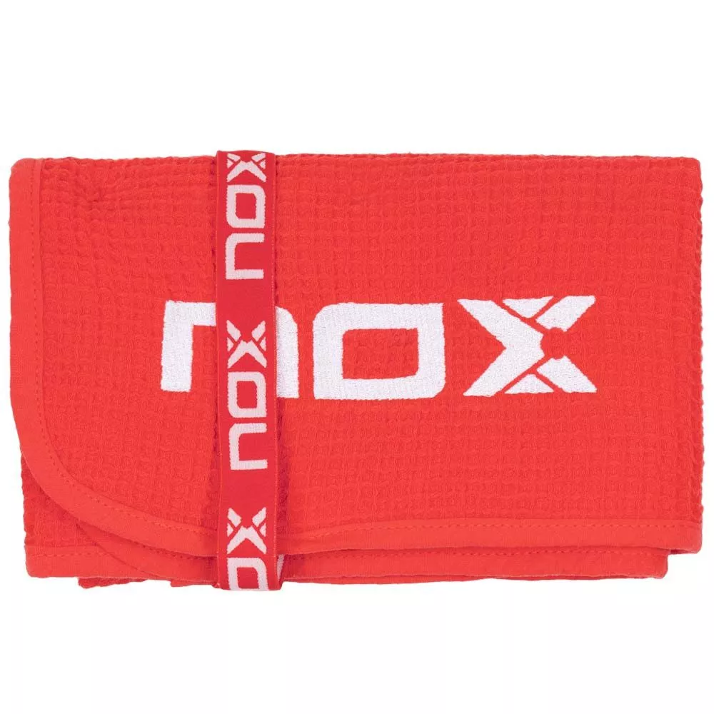 Nox Handdoek Rood / Wit