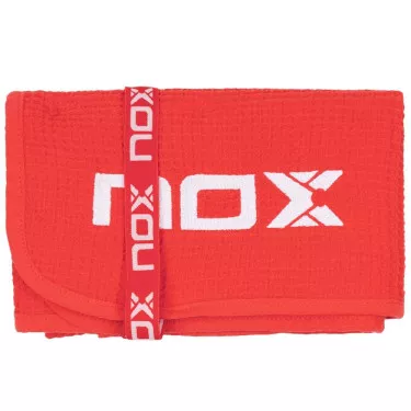 Nox Handdoek Rood / Wit