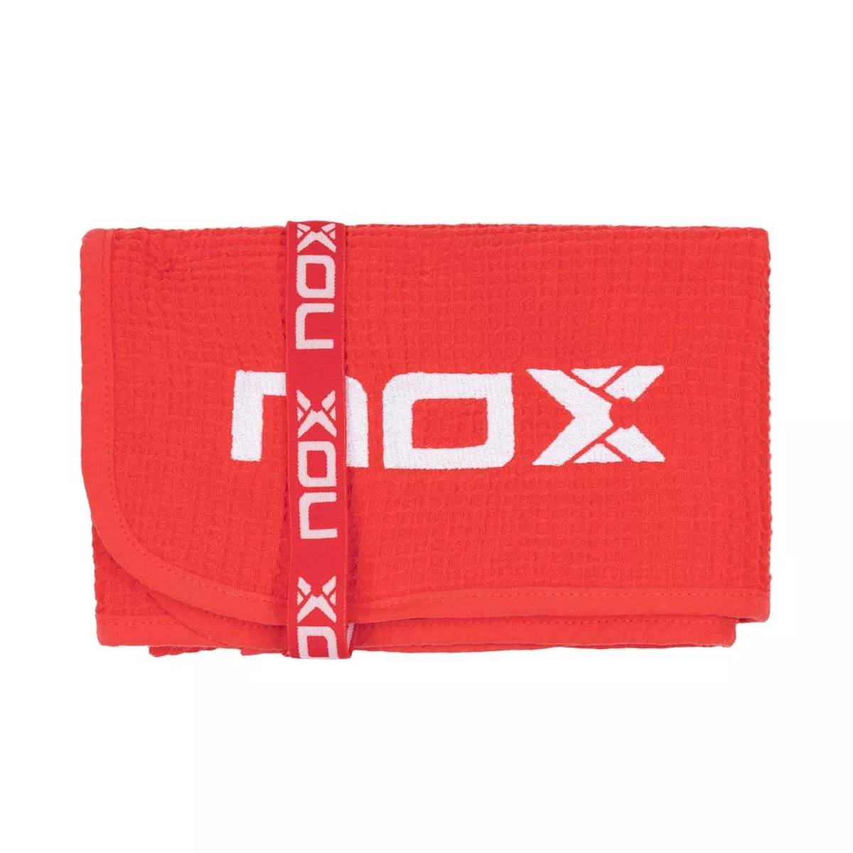Nox Handdoek Rood / Wit