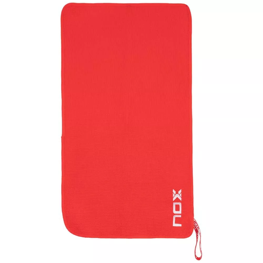 Nox Handdoek Rood / Wit