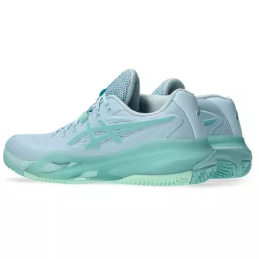 Asics Gel Resolution X tennisschoenen gravel dames pastelblauw / groen
