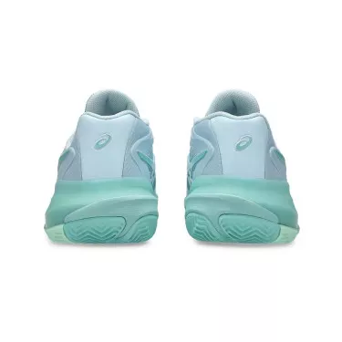 Asics Gel Resolution X tennisschoenen gravel dames pastelblauw / groen