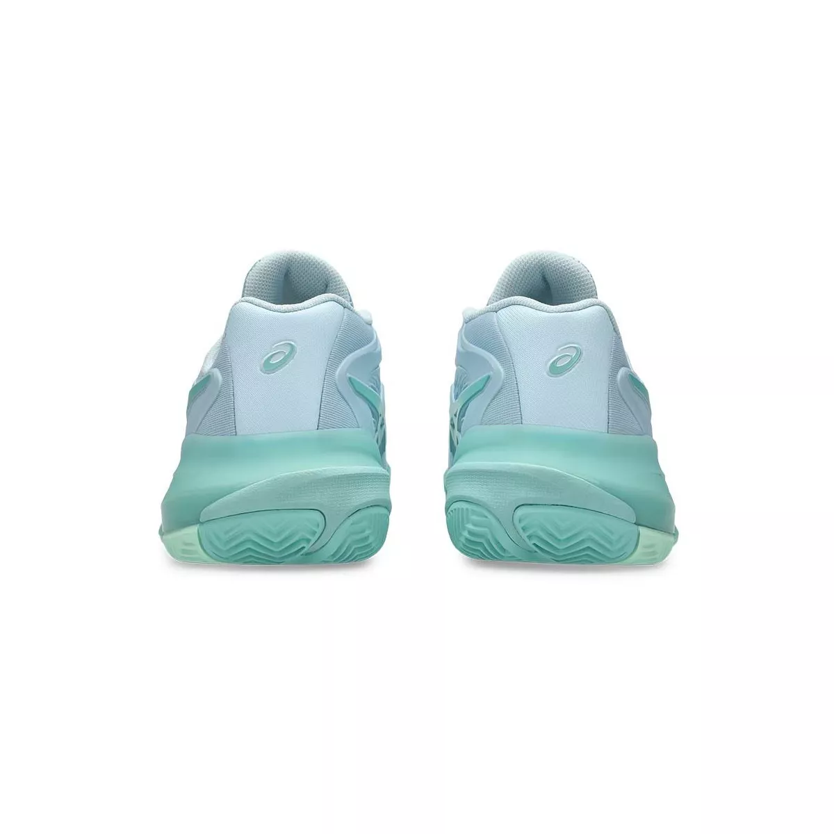 Asics Gel Resolution X tennisschoenen gravel dames pastelblauw / groen