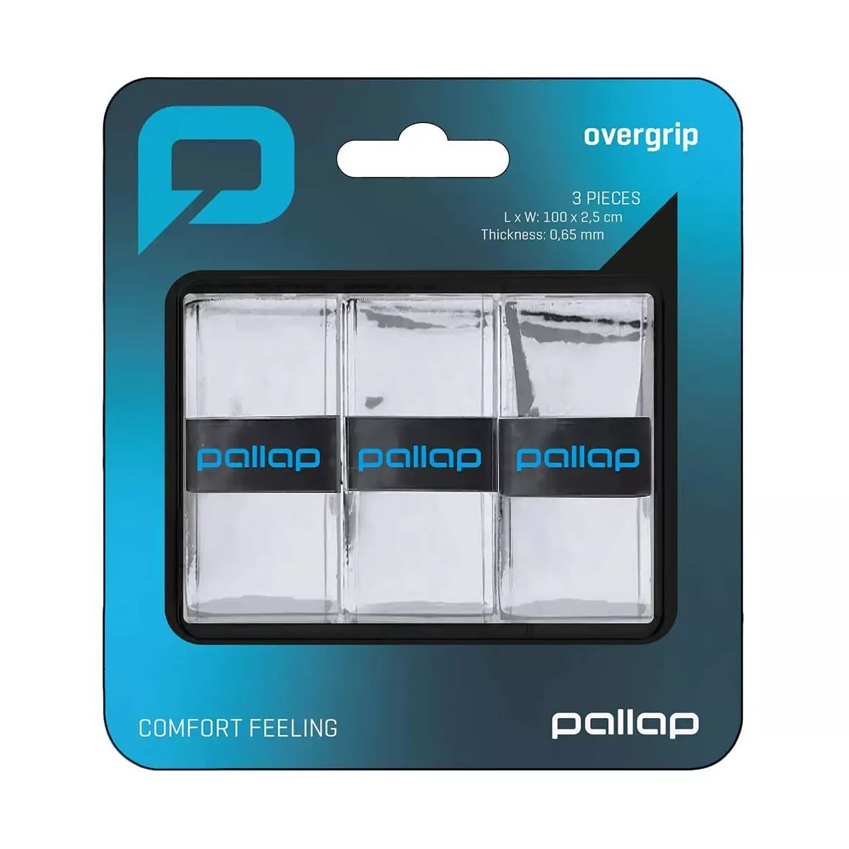 Pallap Overgrips Wit (3 stuks)