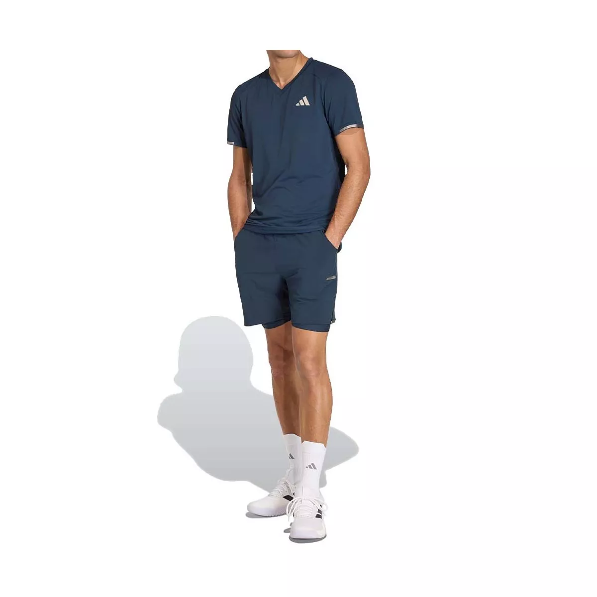 T-shirt Adidas Pro FreeLift London Marineblauw