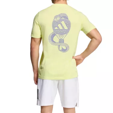 Adidas Padel Graphic T-shirt geel