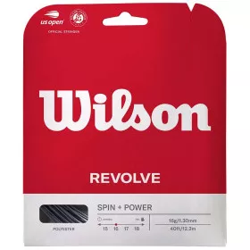 Wilson Revolve tennissnaar zwart 12 m