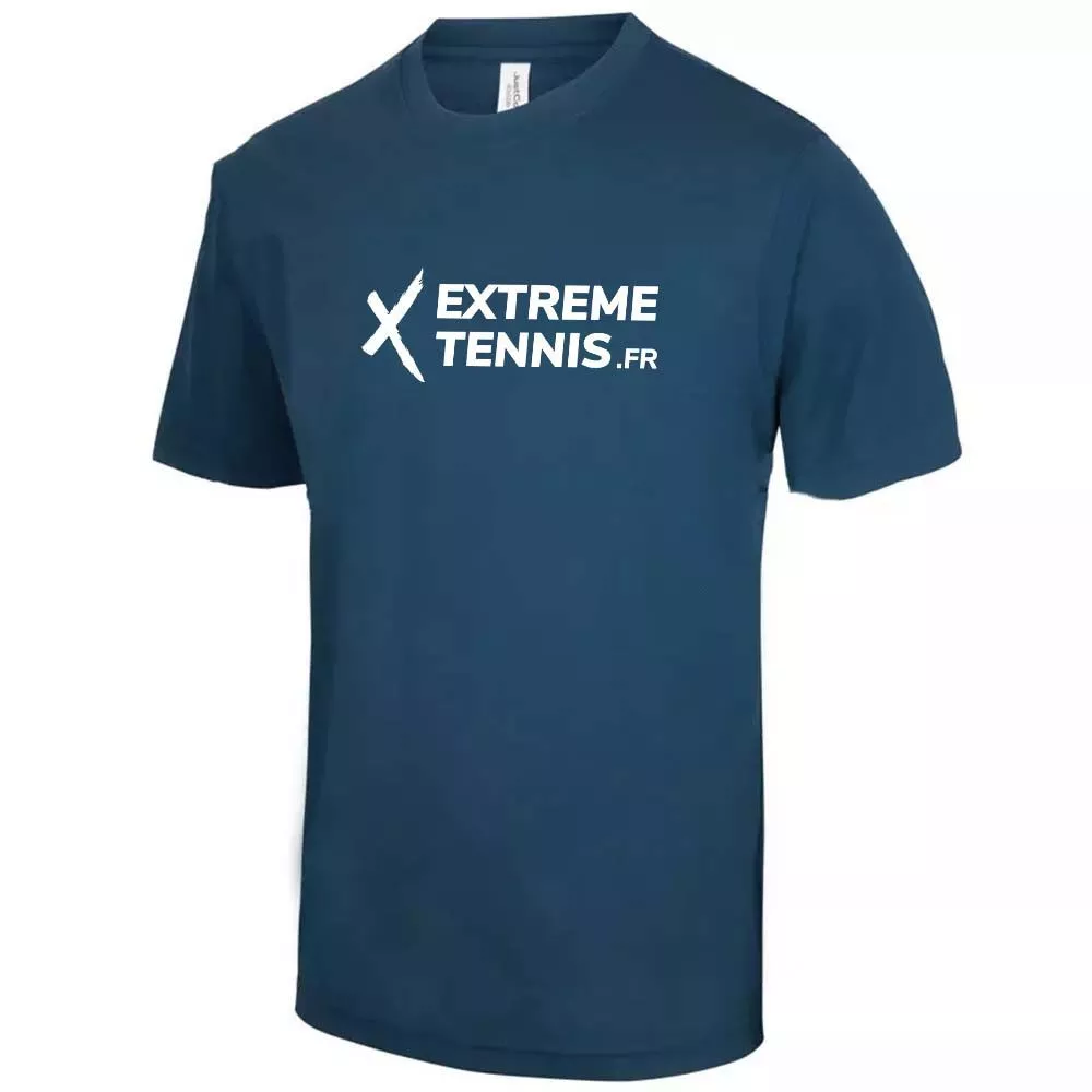 Extreme Tennis T-shirt petrolblauw