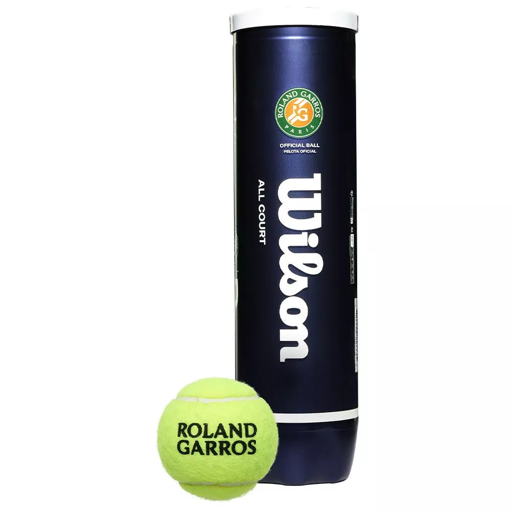 Wilson Roland Garros All Court tennisballen tube van 4