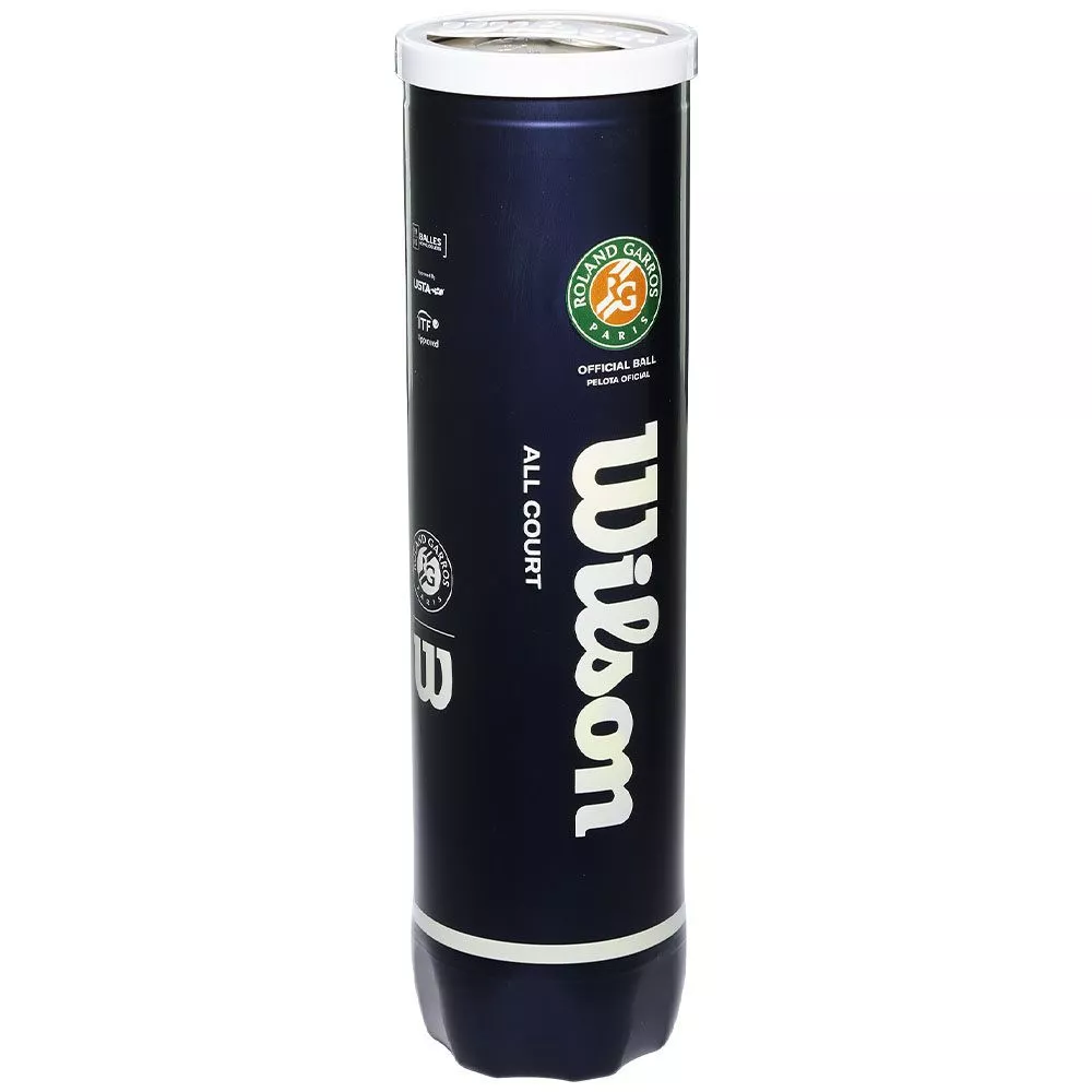 Wilson Roland Garros All Court tennisballen tube van 4